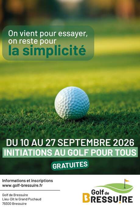 Initiation au golf