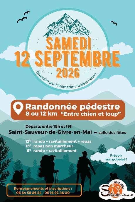 Randonnée pédestre - "Entre chien et loup"