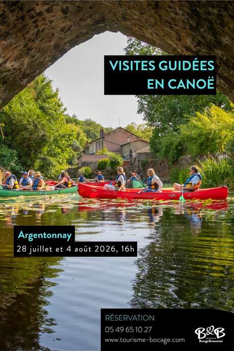 Visite guidée en canoë - COMPLET