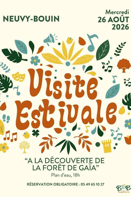 Visites Estivales 2026 - À la découverte de la forêt de Gaïa - Neuvy-Bouin