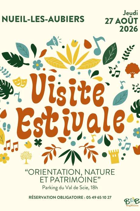 Visites Estivales 2026 - Orientation, nature et patrimoine - Nueil-les-Aubiers