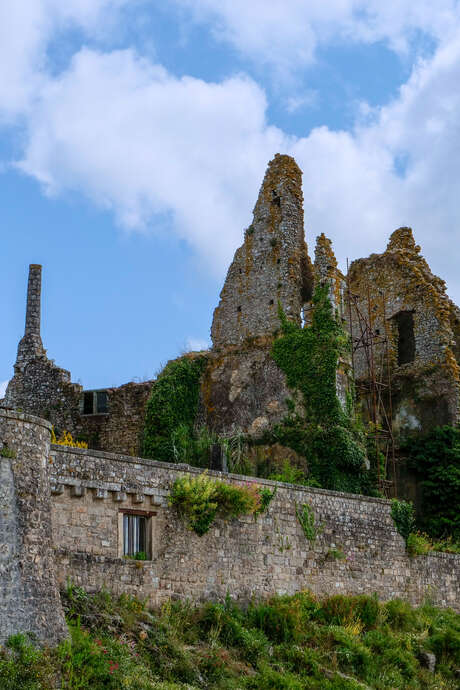 Journées du Patrimoine - Château de Bressuire - Visite du chantier de Logis du château