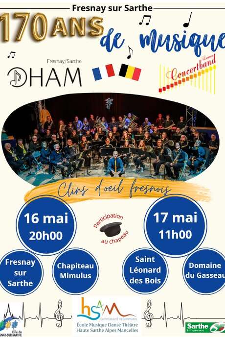 170 ans de l'Orchestre d'Harmonie des Alpes Mancelles