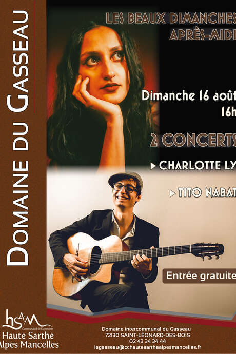Les Beaux Dimanches Après-midis : Charlotte Ly + Tito Nabat