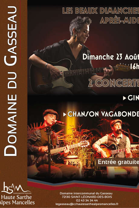 Les Beaux Dimanches Après-midis : Gin + Chanson Vagabonde