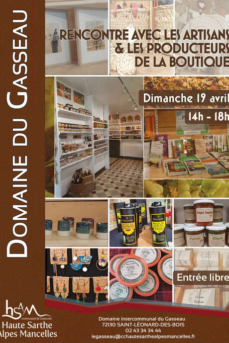 Rencontre avec les artisans et producteurs de la boutique