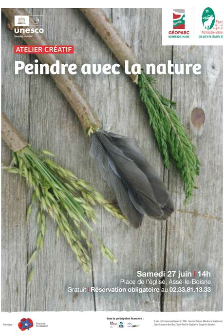 Atelier "Peindre avec la nature"