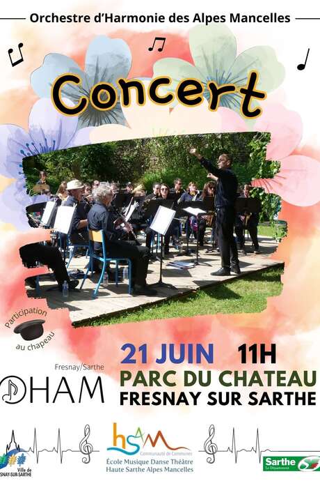 Concert de l'Orchestre d'Harmonie des Alpes Mancelles