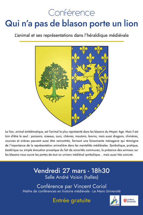 Conférence "Qui n’a pas de blason porte un lion"