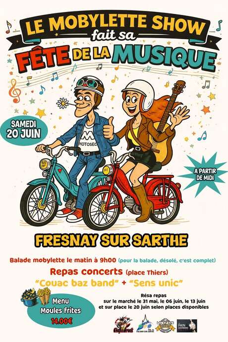 Le Mobylette Show fait sa Fête de la Musique