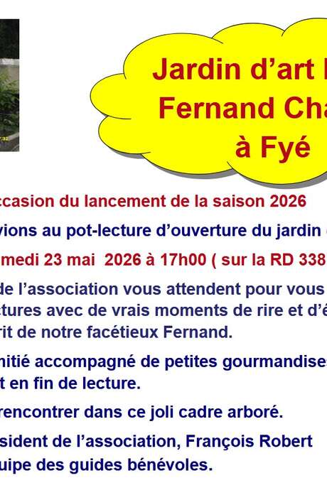 Pot-lecture pour l'ouverture de la saison