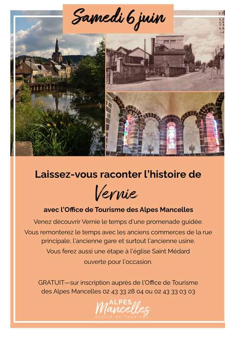 Visite guidée "Laissez-vous raconter l'histoire de Vernie"