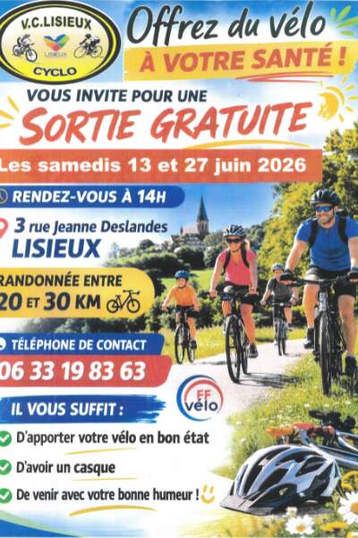 Offrez du vélo à votre santé : sorties gratuites