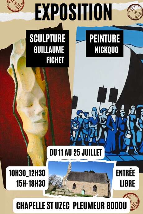 Guillaume Fichet & Nickquo - Sculpture et peinture