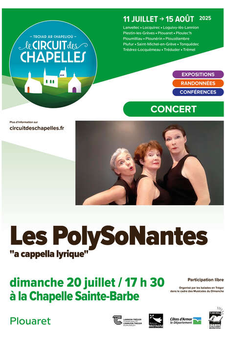 Les PolySoNantes - A cappella lyrique - Circuit des Chapelles
