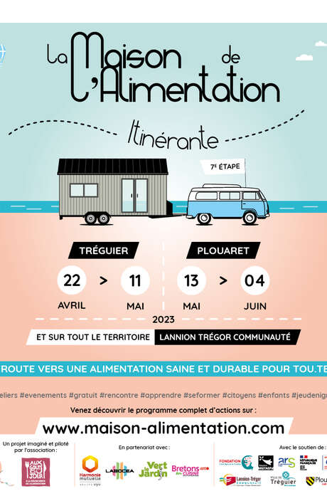 Accueil dans la Maison de l’Alimentation itinérante à Plouaret Accueil dans la Maison de l’Alimentation itinérante à Plouaret