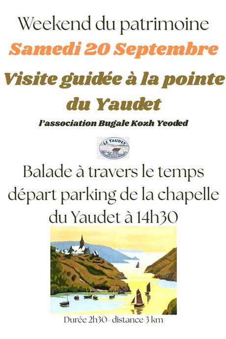 Visite guidée à la pointe du Yaudet - Journées Europénnes du Patrimoine