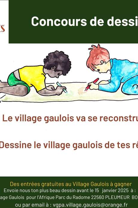 Dessine le Village Gaulois de tes rêves