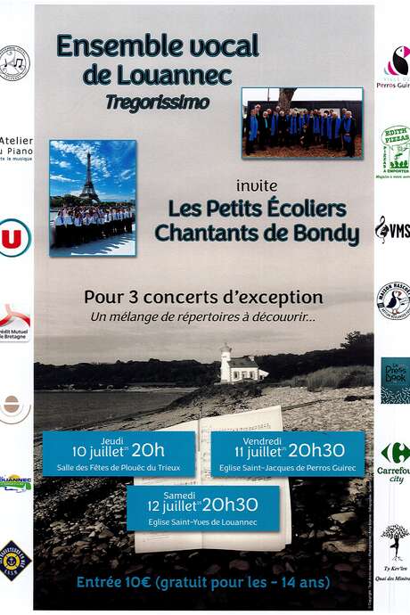 Chorale Trégorissimo et les Petits écoliers chantants de Bondy - Concert Chorale Trégorissimo et les Petits écoliers chantants de Bondy - Concert