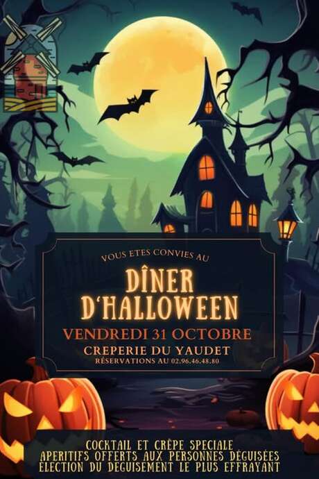 Dîner d'Halloween au Yaudet Dîner d'Halloween au Yaudet