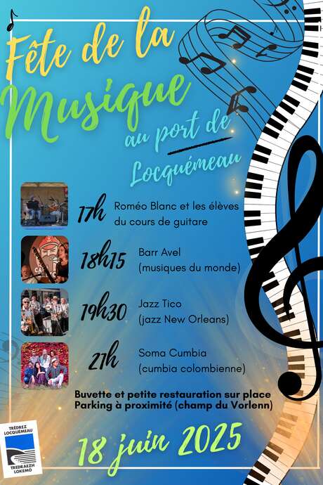 Fête de la Musique au port de Locquémeau Fête de la Musique au port de Locquémeau