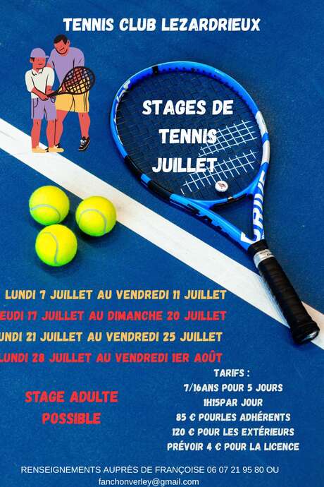 Stage de tennis