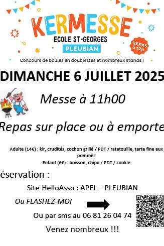 Kermesse de l'école St Georges