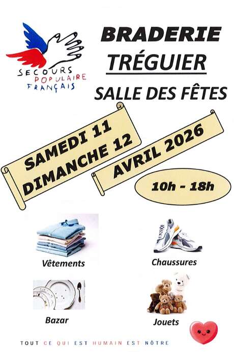 Grande braderie du Secours populaire
