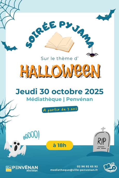 Soirée pyjama à la médiathèque spéciale Halloween