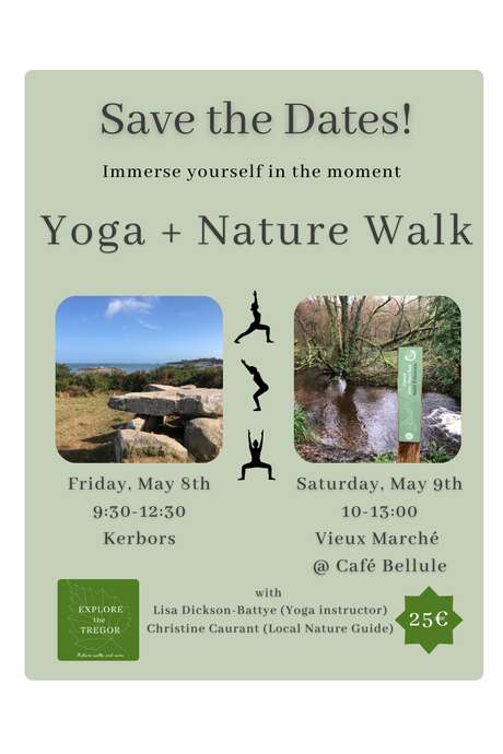 Balade nature et séance de yoga, en anglais au Vieux Marché