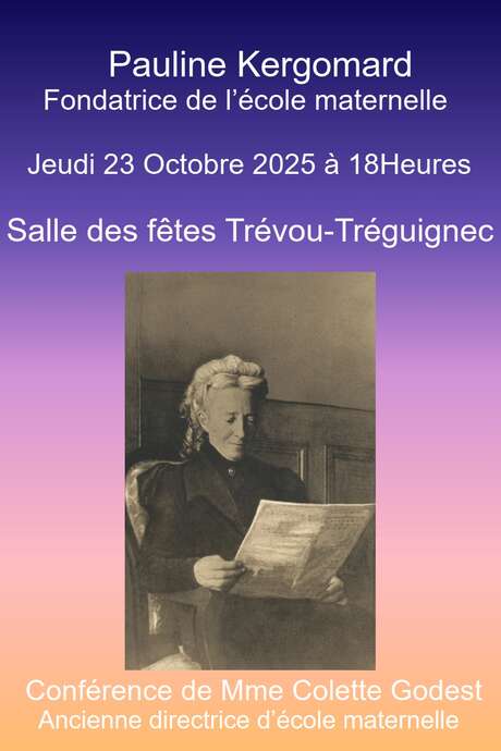 Pauline Kergomard - Fondatrice de l'école maternelle
