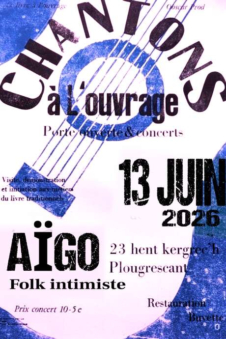 Chantons à l'ouvrage - Concert et porte ouverte