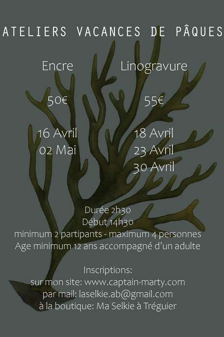 Ateliers linogravure & encre