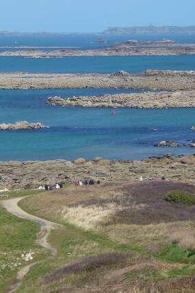 Ile Grande, vue du ciel