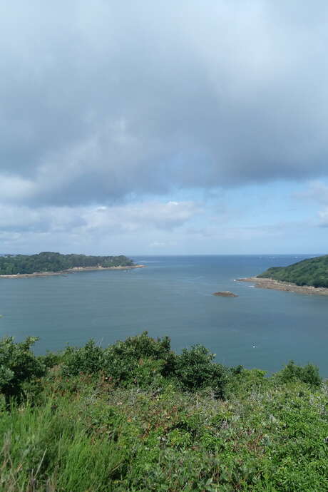 La baie et la rivière de Lannion