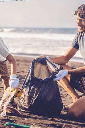 Nettoyage de plage