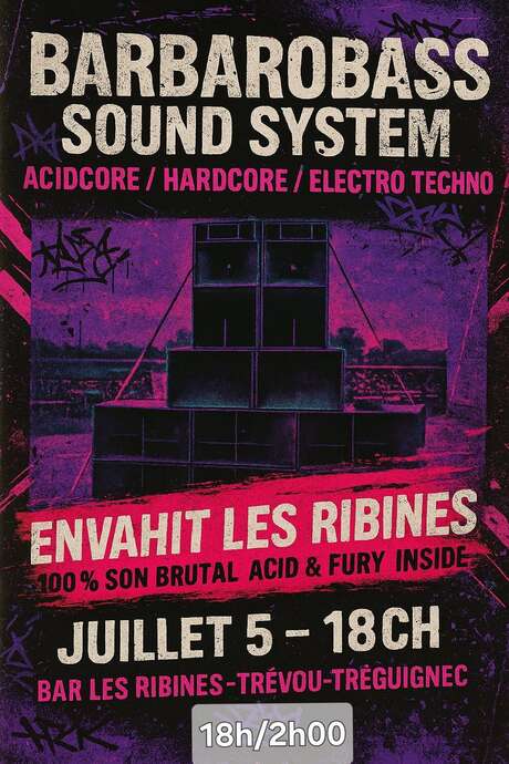 Barbarobass sound system envahit les Ribines