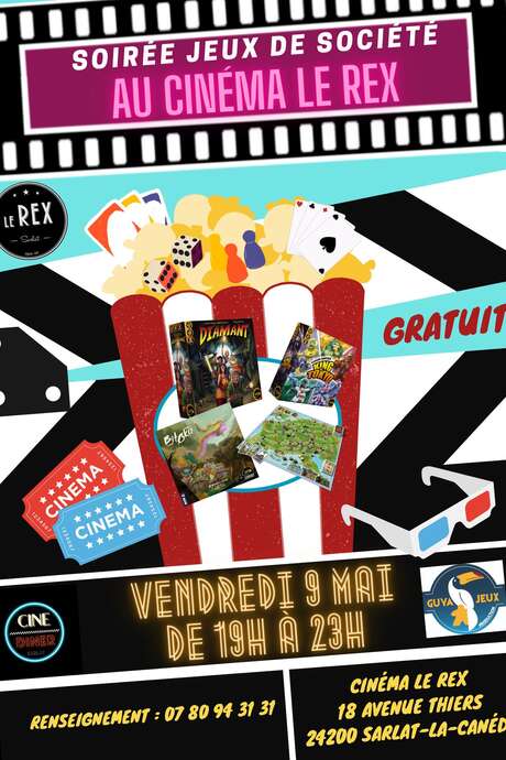 Soirée Jeux de société au Cinéma