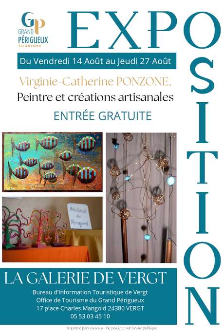 Exhibition of Virgine-Catherine PONZONE