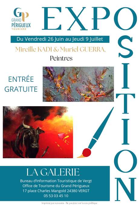 Exhibition of Muriel GUERRA, Mireilme KADI