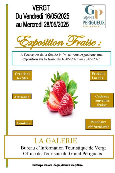 Exposition - Vergt - 16.05 au 28.05.2025