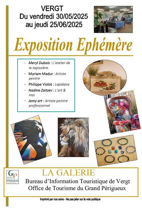 exposition peinture - Vergt - 30.05.au 25.06.2025
