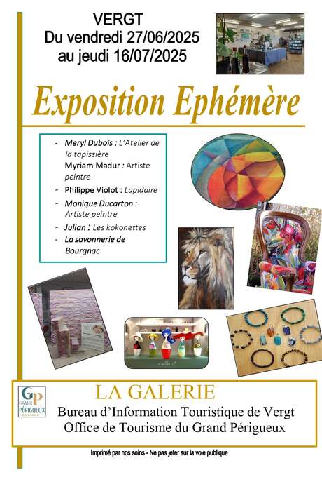 exposition peinture - Vergt - 27.06.au 16.07.2025