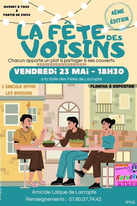 Fête des voisins - lacropte - 23.05.2025