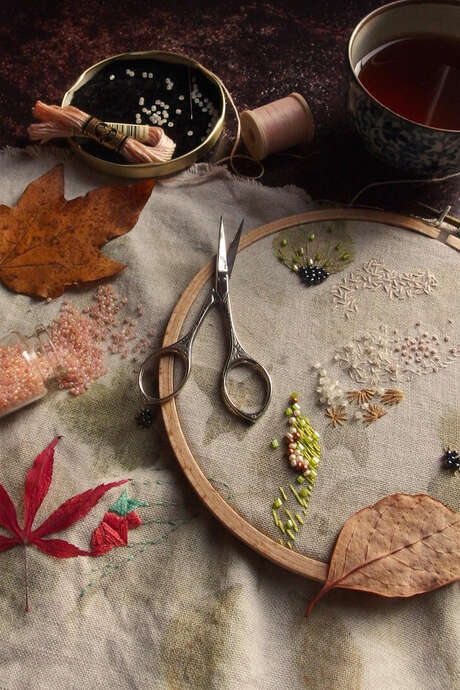 Stage : Broderie Végétale avec Coline Bavois