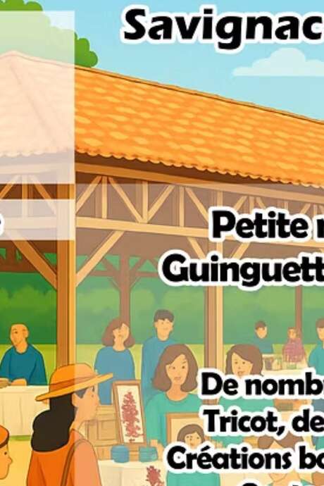 Creators' market in Savignac les Eglises on August 9, 2025