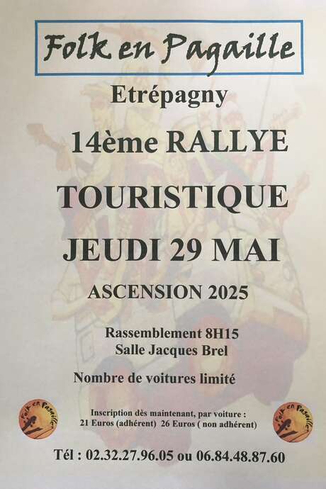 14ème Rallye touristique de Folk en Pagaille 14ème Rallye touristique de Folk en Pagaille