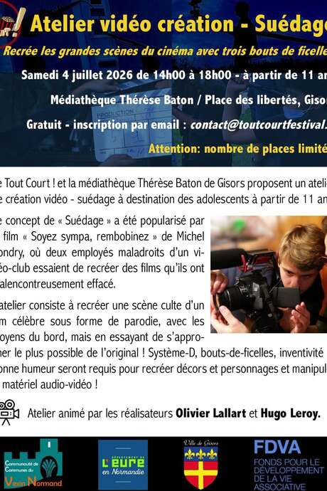 Atelier vidéo création - suédage
