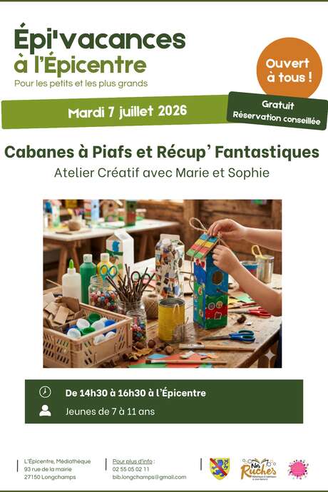 Cabanes à piafs et récup' fantastiques