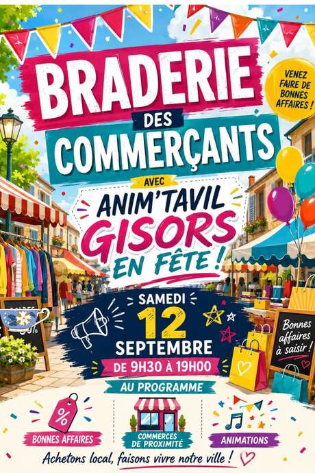 Grande braderie des commerçants - 4ème édition